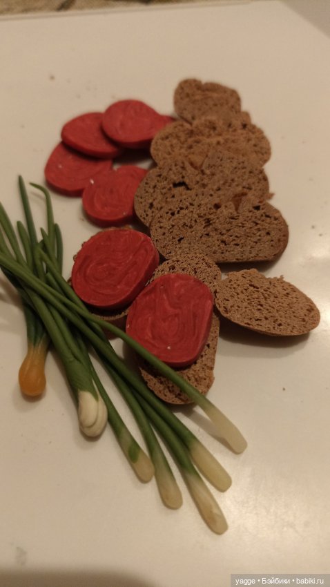 Набор еды для перекуса — Кукольная миниатюра и румбокс