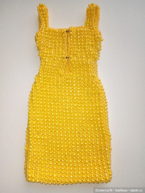 Бисерное платье для Tonner и Ellowyne (фото 6)