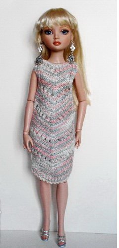 Платье ручной работы для кукол Ellowyne (фото 2)