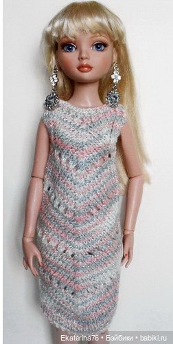 Платье ручной работы для кукол Ellowyne