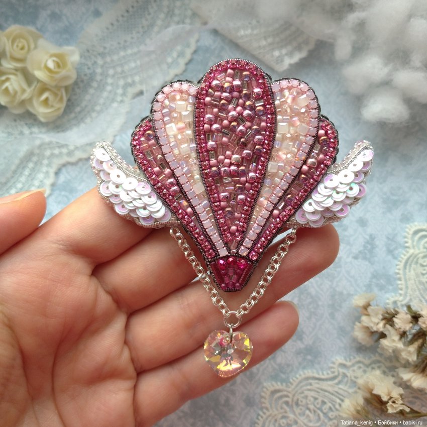 Брошь "Воздушный шар" — Украшения и очки для кукол (фото 2)