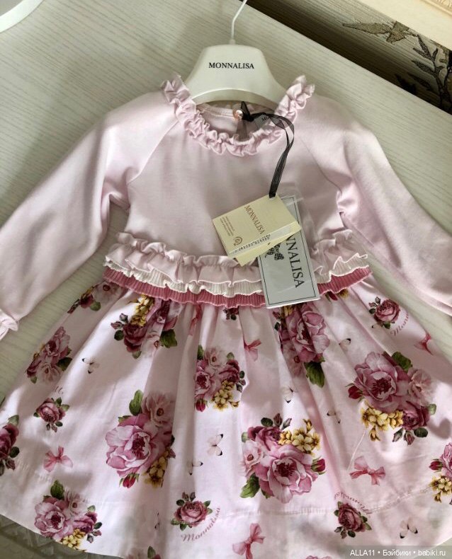 Платье Monnalisa с цветочным принтом (фото 3)