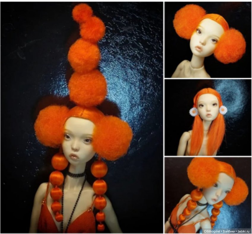 Изготовление ювелирного парика любой сложности на кукол Popovy