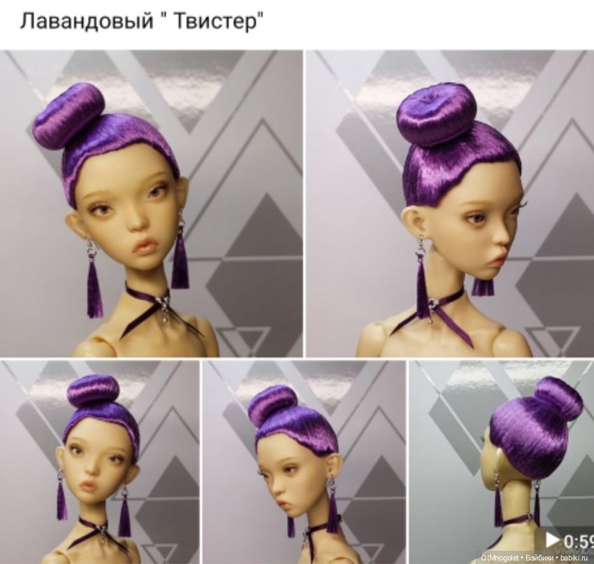 Изготовление ювелирного парика любой сложности на кукол Popovy (фото 2)