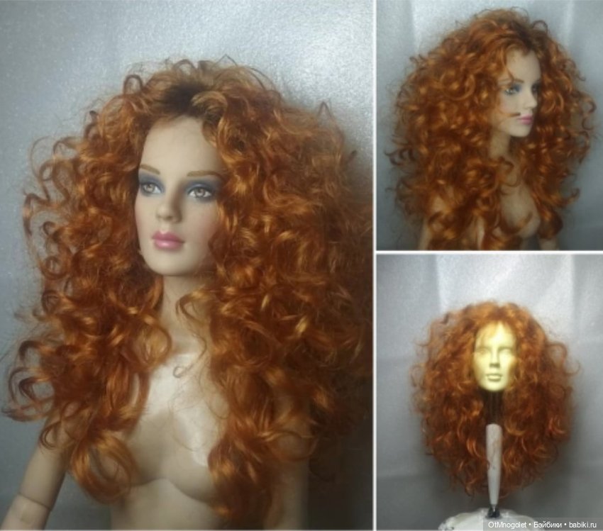 Изготовление ювелирного парика любой сложности на кукол Tonner (фото 9)