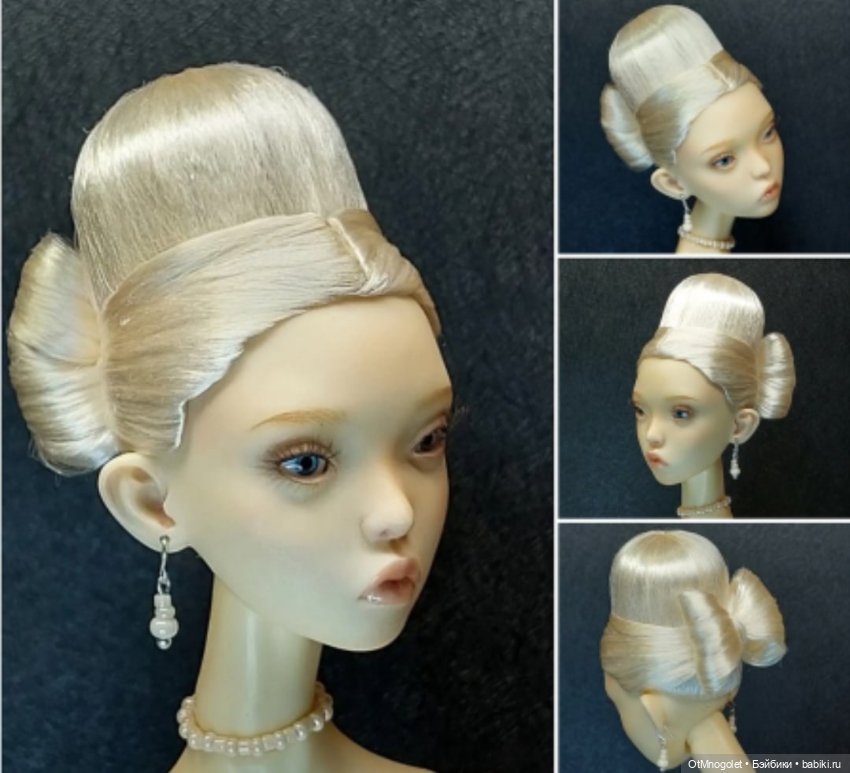 Изготовление ювелирного парика любой сложности на кукол Popovy