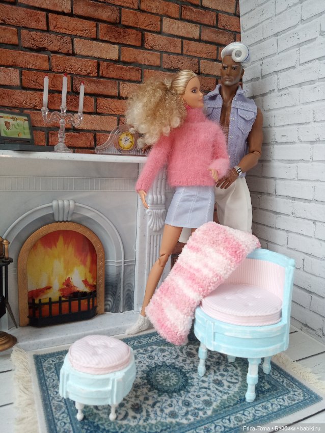 Мебель прованс ретро винтаж Шебби шик кресло пуфик банкетка плед (фото 3)