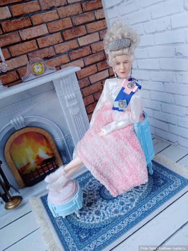 Мебель прованс ретро винтаж Шебби шик кресло пуфик банкетка плед (фото 10)