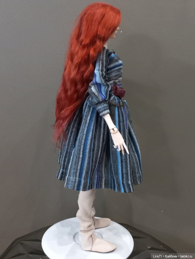 Платье, ремень, сумочка на худеньких авторок, Тоннер, FR, Integrity Барби (фото 9)