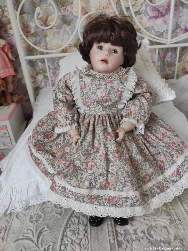 Очень хорошенькая Хильда — Реплики антикварных кукол (фото 3)