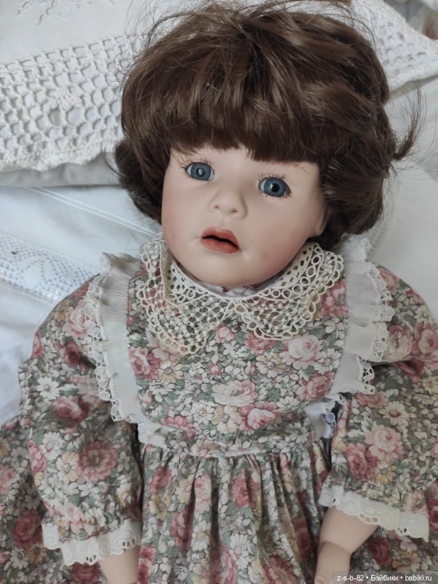Очень хорошенькая Хильда — Реплики антикварных кукол (фото 9)