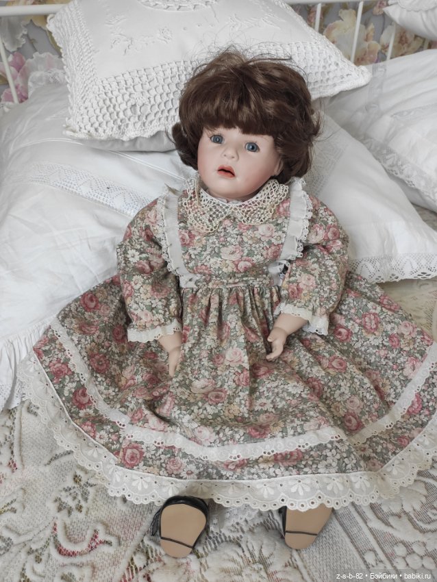 Очень хорошенькая Хильда — Реплики антикварных кукол (фото 8)