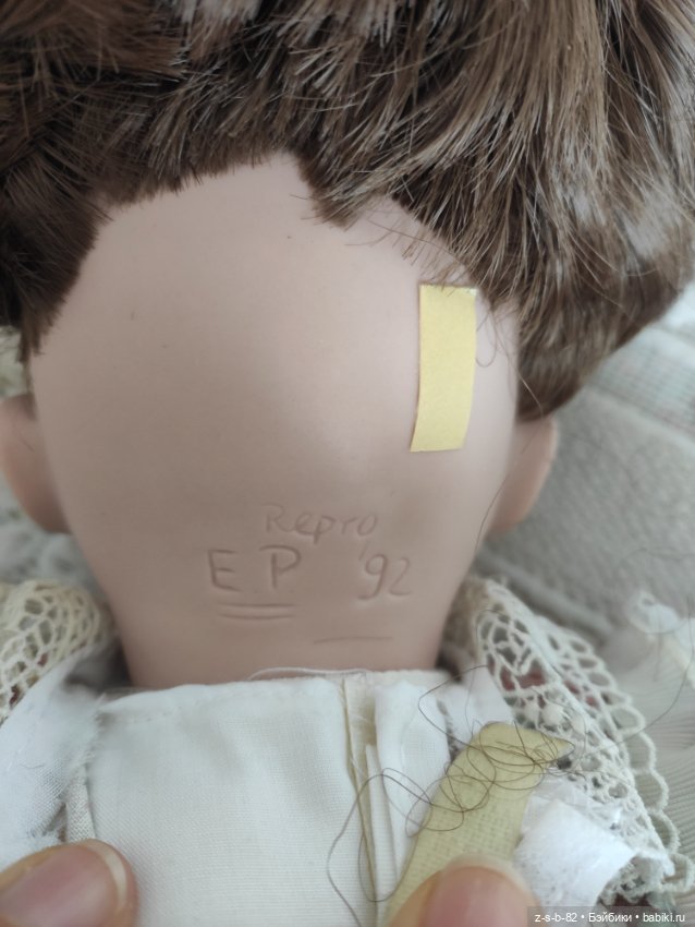 Очень хорошенькая Хильда — Реплики антикварных кукол (фото 10)