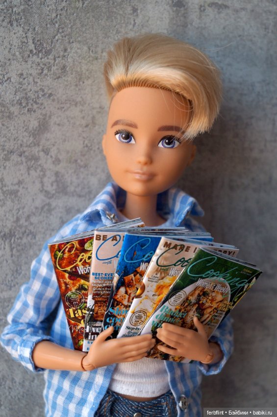 Набор кулинарных журналов (на англ.) в масштабе 1:6 (фото 4)