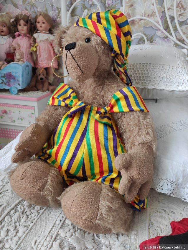 Авторский винтажный мишка (фото 4)