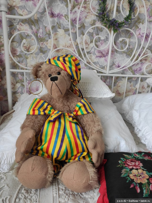 Авторский винтажный мишка (фото 3)
