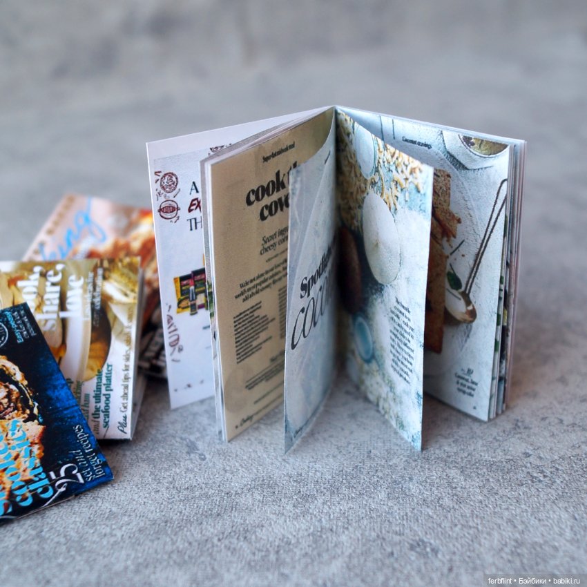 Набор кулинарных журналов (на англ.) в масштабе 1:6 (фото 3)