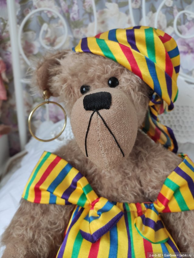Авторский винтажный мишка (фото 6)