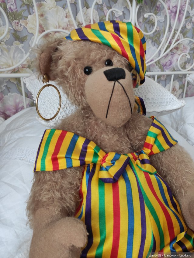 Авторский винтажный мишка (фото 2)