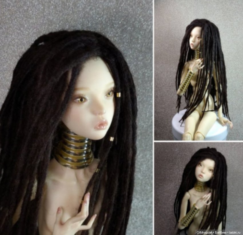 Парик с дредами на заказ любых кукол - Popovy sisters (фото 8)