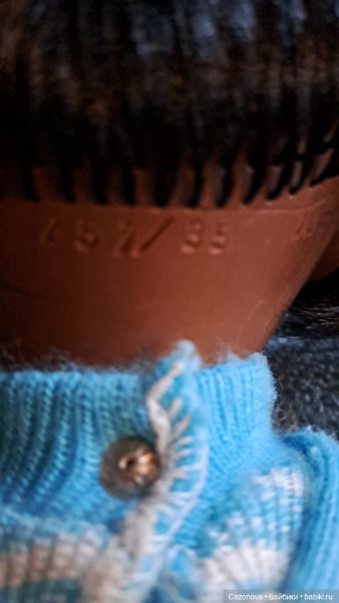 Куколка ГДР, мулатка, клеймо (фото 6)