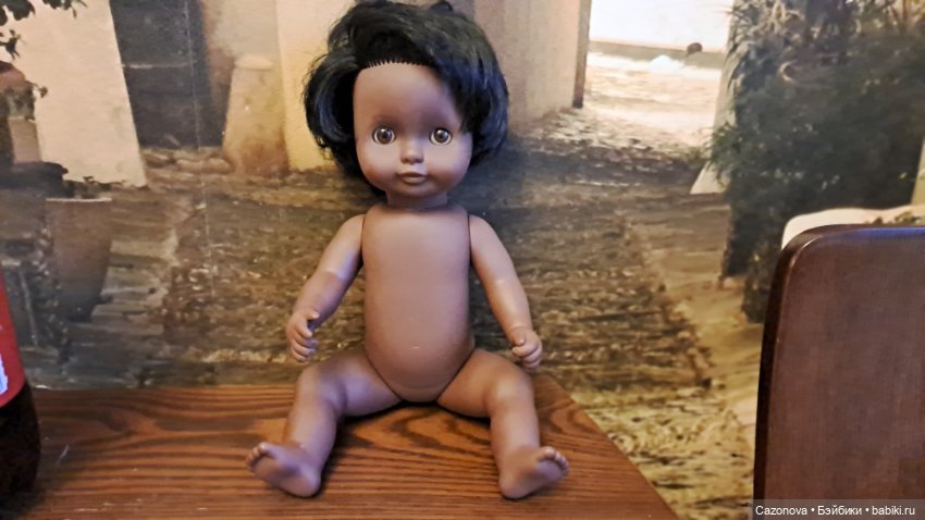 Куколка ГДР, мулатка, клеймо