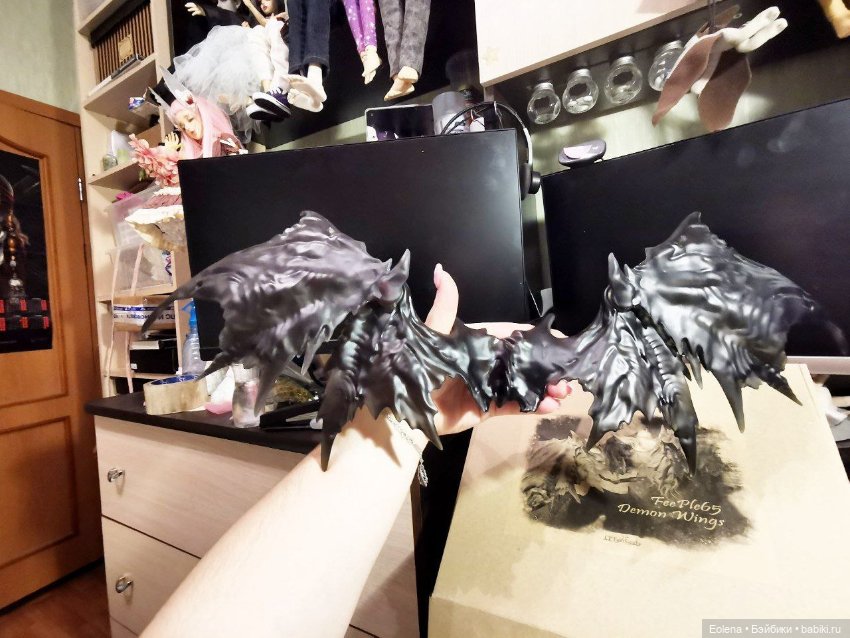 FeePle65 Demon Wings — Аксессуары для BJD (фото 5)
