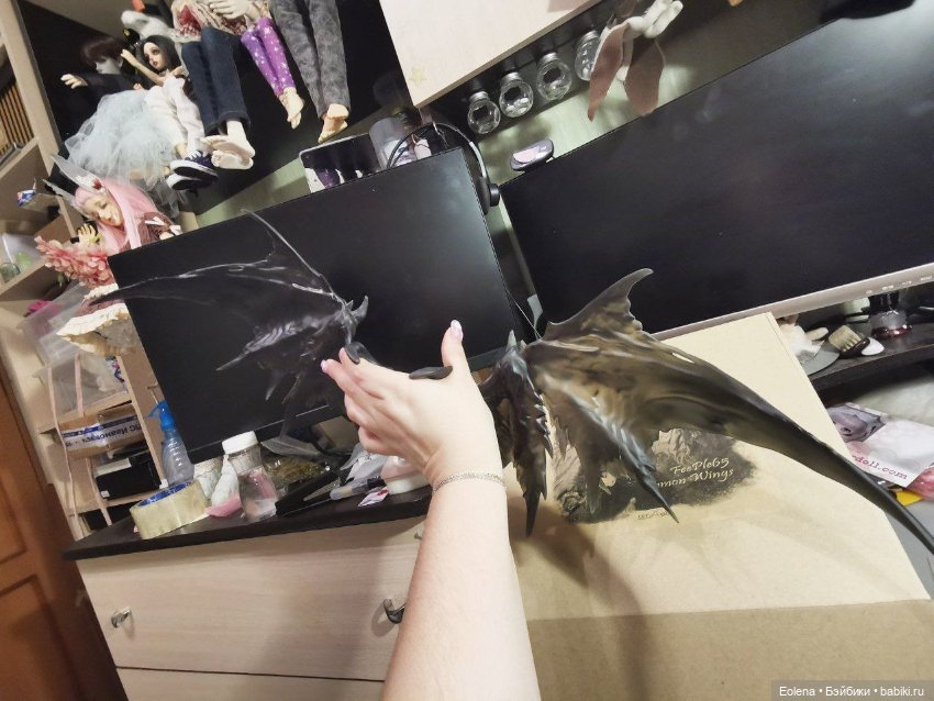 FeePle65 Demon Wings — Аксессуары для BJD (фото 6)