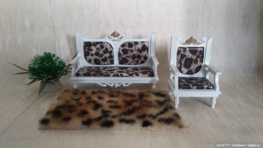 Продам мебельный гарнитур для кукол до 16 см