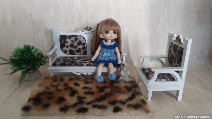 Продам мебельный гарнитур для кукол до 16 см (фото 3)