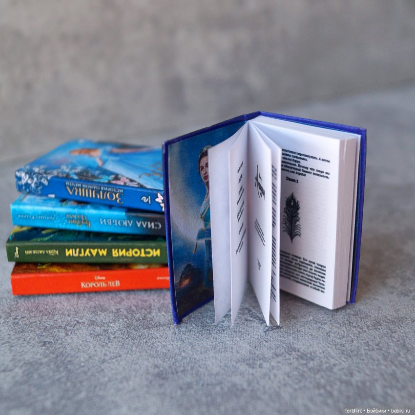 Книги по фильмам Disney №1 (масштаб 1:6) (фото 4)