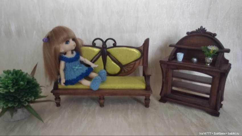 Продам диванчик для кукол ростом от 16 до 18 см (фото 4)