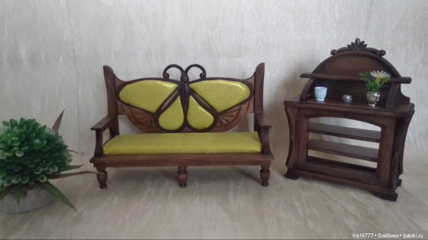 Продам диванчик для кукол ростом от 16 до 18 см (фото 5)