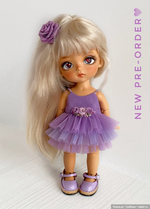 Красивый аутфит на малышек BJD Lati Лати Pukifee Пукифи Blythe и им подобным