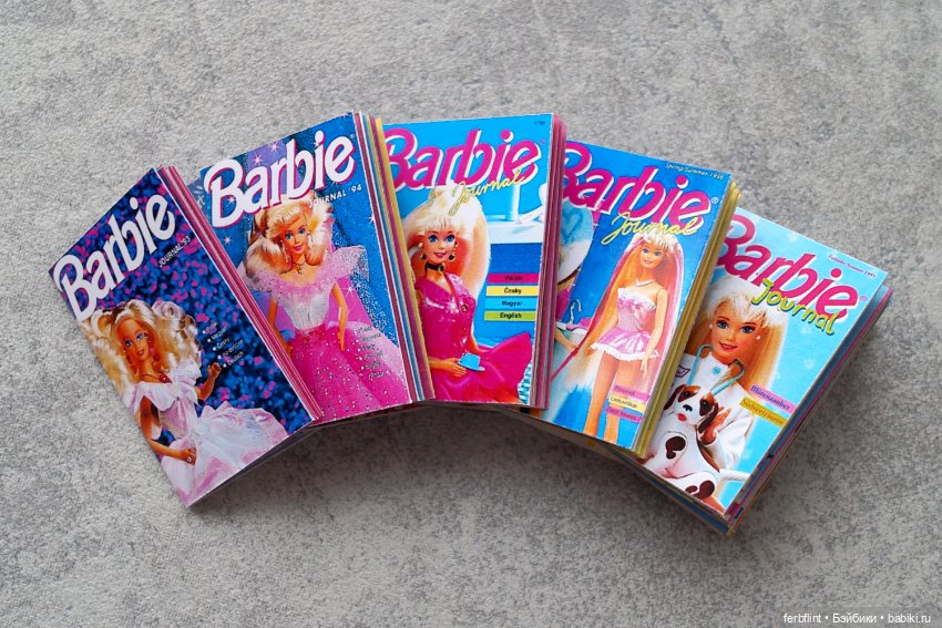 Набор журналов "Barbie" в масштабе 1:6