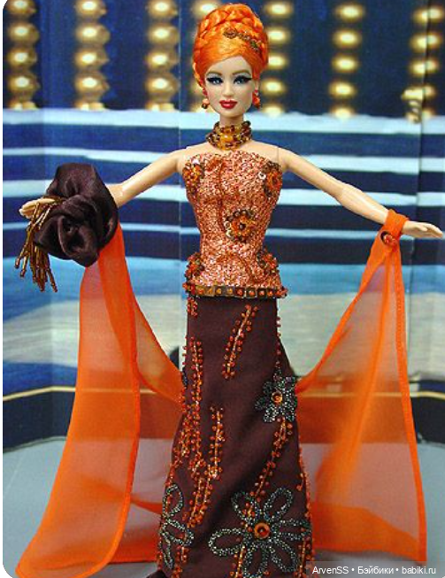 ООАК Mermaid Fantasy Kayla для конкурса Мисс University Miss French Guiana