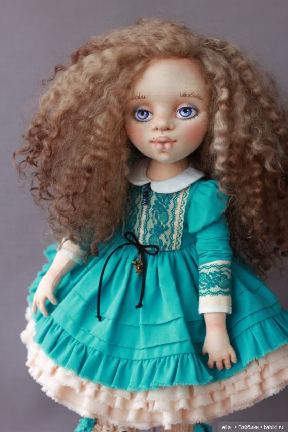 Авторская текстильная интерьерная кукла (фото 2)