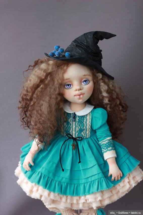 Авторская текстильная интерьерная кукла (фото 6)