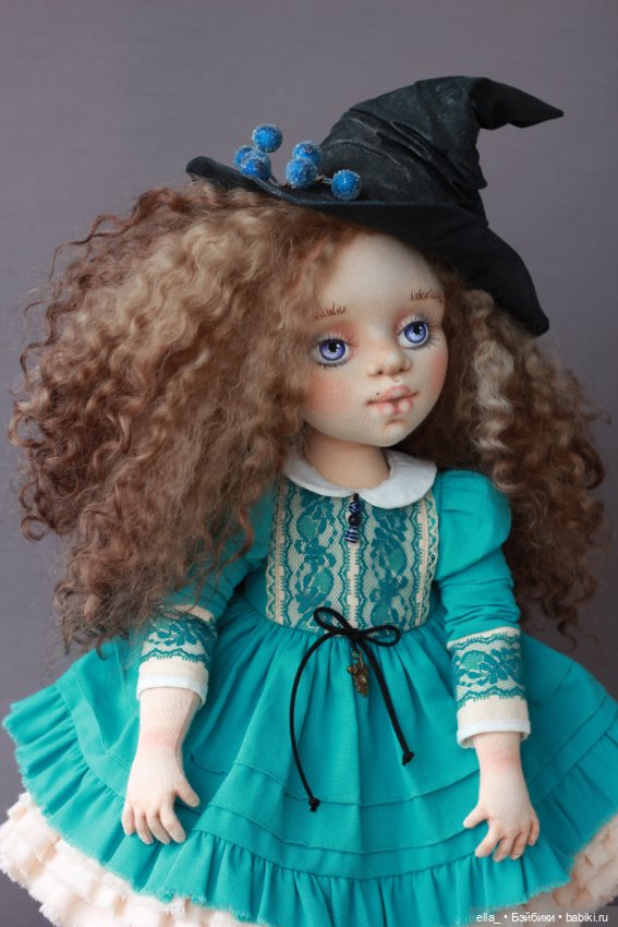 Авторская текстильная интерьерная кукла (фото 3)