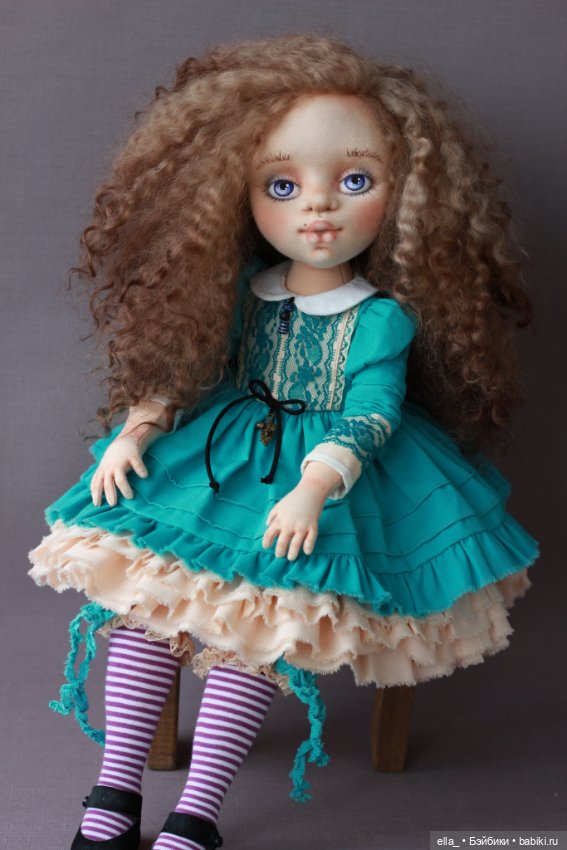 Авторская текстильная интерьерная кукла (фото 7)