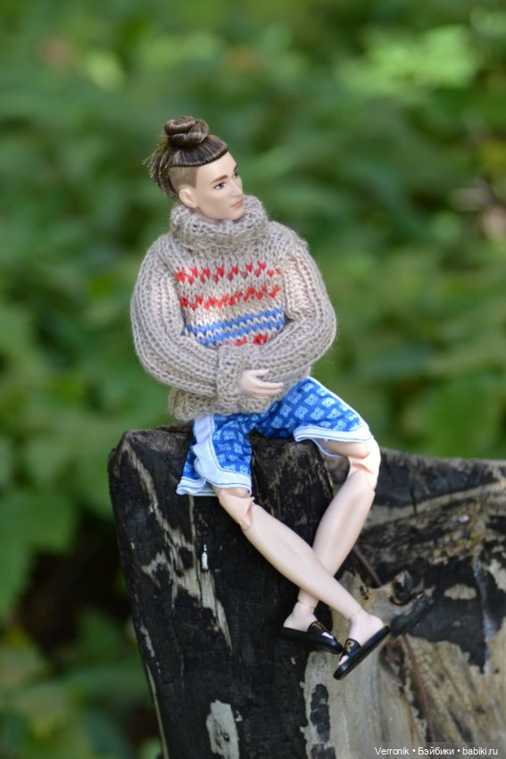 Свитер для Кена. Шапочка в подарок (фото 5)