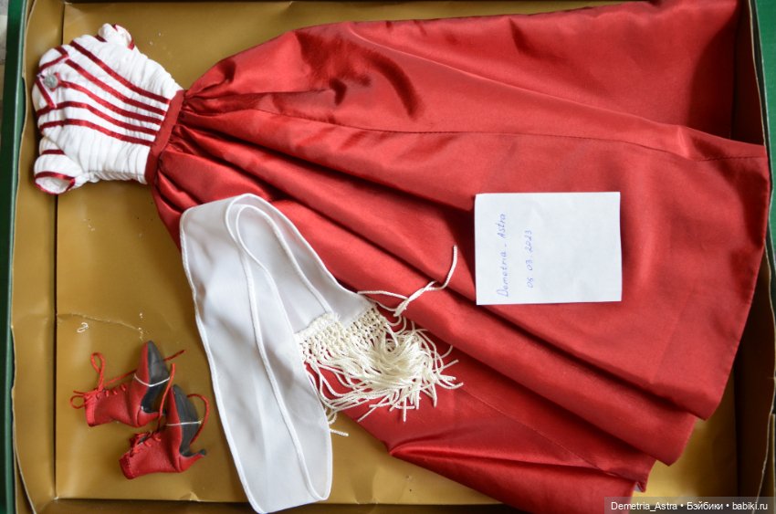 Аутфит Kissing Ashley Goodbye - Gone with the wind Tonner doll (фото 3)