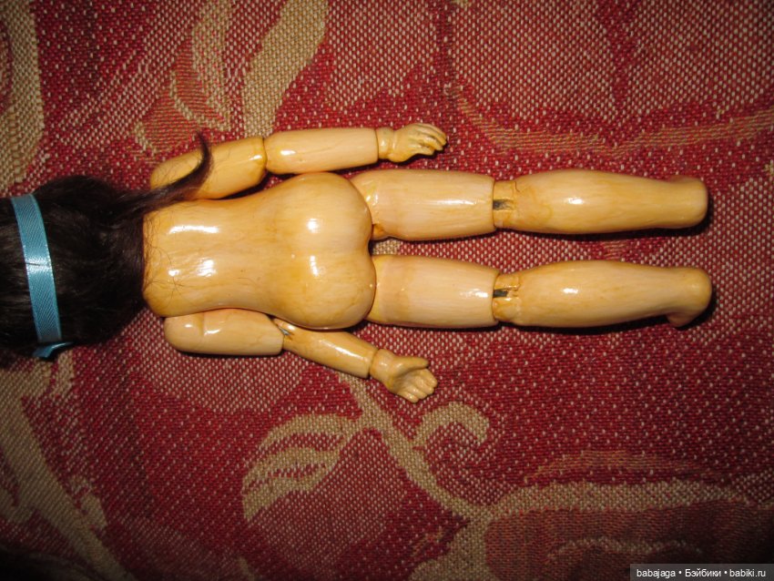 Антикварная маленькая кукла (фото 6)