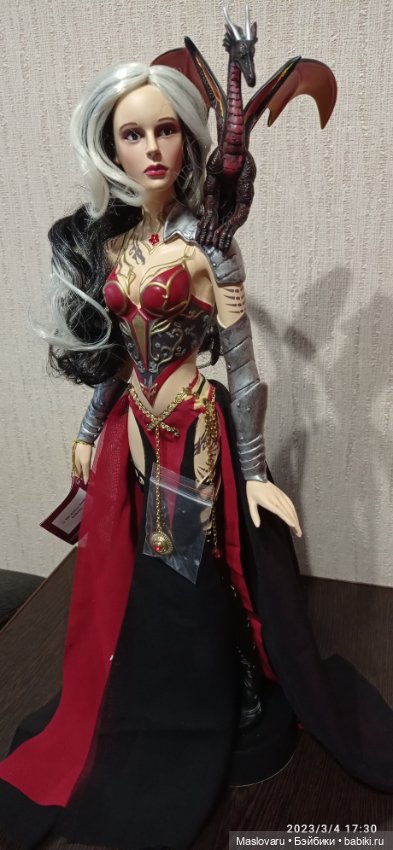 Flaming fantasy — Фарфоровые куклы