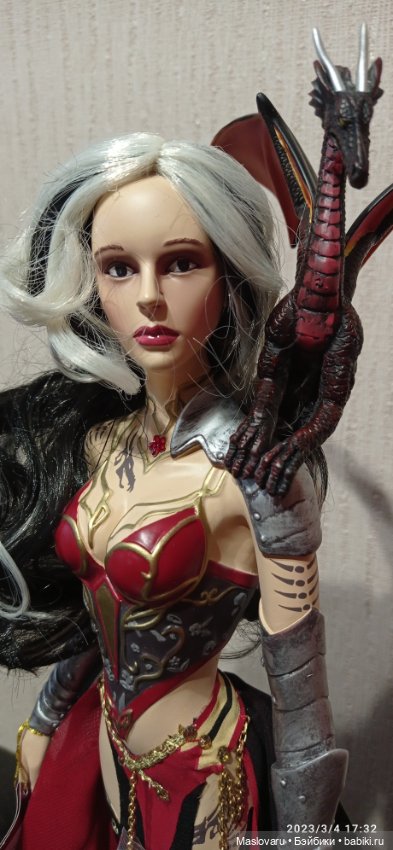 Flaming fantasy — Фарфоровые куклы (фото 2)