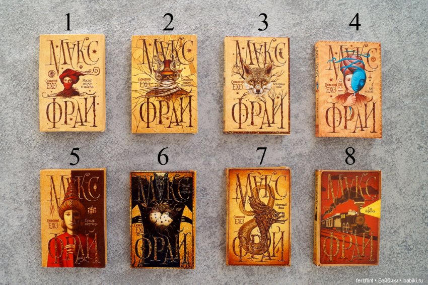 Книги из серии "Сновидения Ехо" в масштабе 1:6 (фото 2)