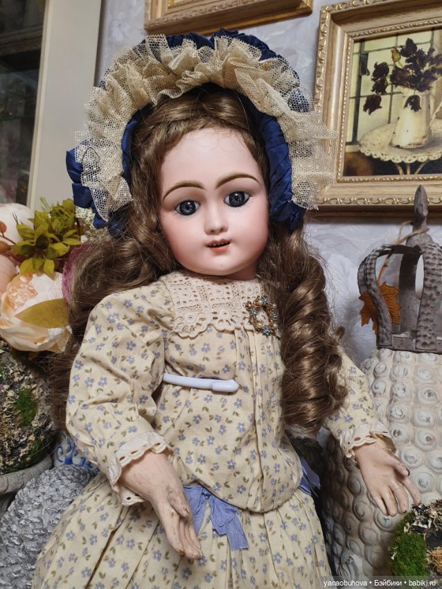 Антикварная француженка Эден бебе, 50 см (фото 9)
