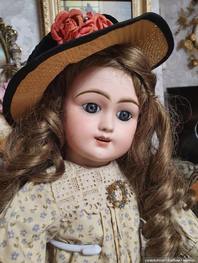 Антикварная француженка Эден бебе, 50 см
