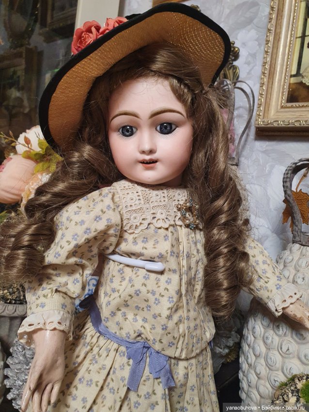 Антикварная француженка Эден бебе, 50 см (фото 10)