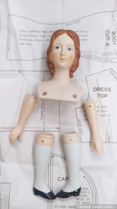 Реплика Ромео и Джульетта - сделай сам, 2 куклы (431.3.2) (фото 5)